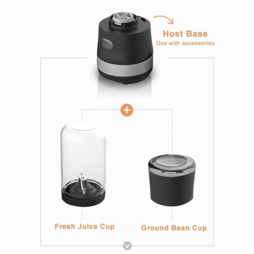 HiBREW akkumulátoros kávédaráló, turmixgép és jégaprító