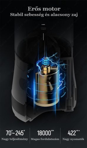 HiBREW akkumulátoros kávédaráló, turmixgép és jégaprító