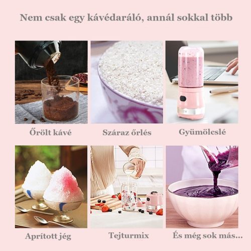 HiBREW akkumulátoros kávédaráló, turmixgép és jégaprító