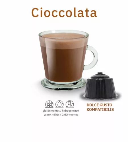 Caffé Cortese Cioccolata (forró csoki) Dolce Gusto kapszula 10 db 