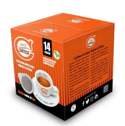Caffé Cortese BUONO COME AL BAR E.S.E. POD  44 mm kávépárna 14 db 