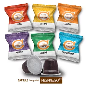   Caffé Cortese Degustazione Nespresso kapszula (kóstolócsomag) 50 db 