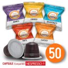 Caffé Cortese Degustazione Nespresso kapszula (kóstolócsomag) 50 db 