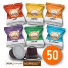 Caffé Cortese Degustazione Nespresso kapszula (kóstolócsomag) 50 db 
