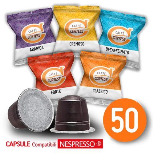 Caffé Cortese Degustazione Nespresso kapszula (kóstolócsomag) 50 db 