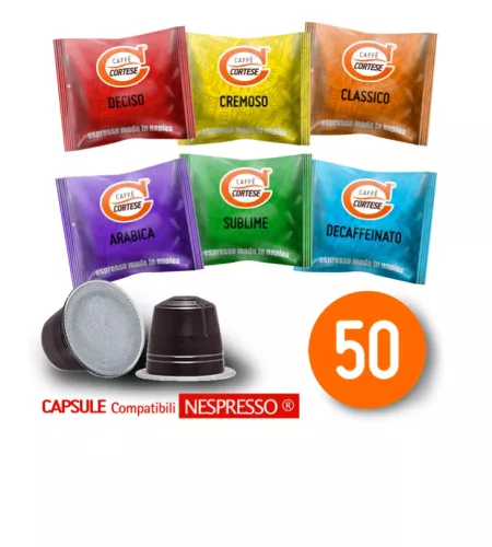 Caffé Cortese Degustazione Nespresso kapszula (kóstolócsomag) 50 db 