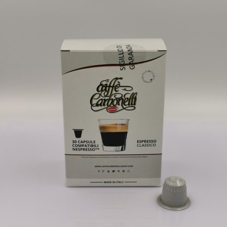 Caffé Carbonelli CLASSICO 30db Nespresso kompatibilis kapszula 