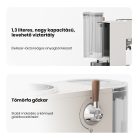 HiBREW H13 58mm, kijelzős, karos kávéfőző, dupla fűtőegységgel (ezüst)