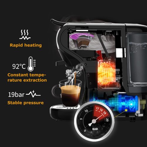 HiBREW H1A multikapszulás kávéfőző Hot/Cold (fekete)