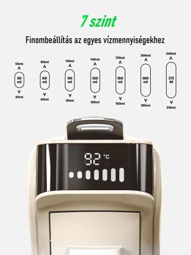 HiBREW H1B 6in1 multikapszulás kávéfőző (fekete)