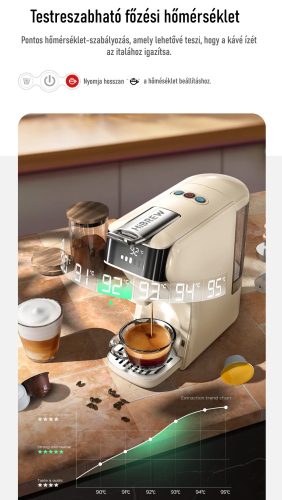 HiBREW H1B 6in1 multikapszulás kávéfőző (fekete)
