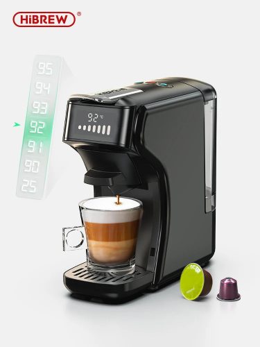 HiBREW H1B 6in1 multikapszulás kávéfőző (fekete)