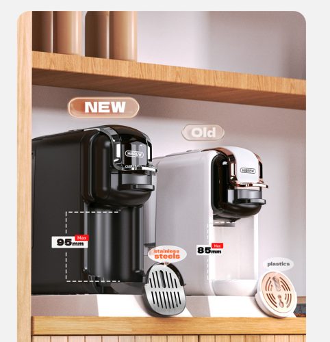 HiBREW H2B 5in1 multikapszulás kávéfőző (fekete)