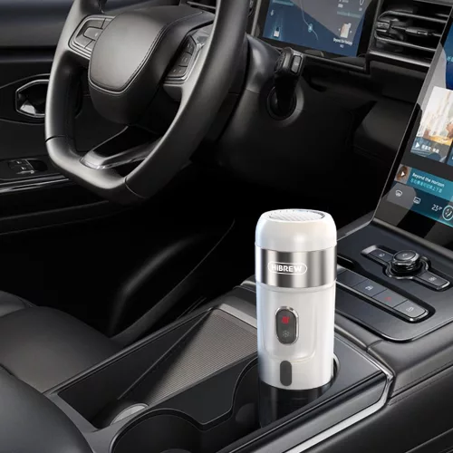 HiBREW H4A Premium 3in1 fehér, hordozható kávéfőző táskával és állvánnyal 