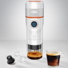 HiBREW H4 Premium fehér, 3in1 multikapszulás, hordozható kávéfőző táskával