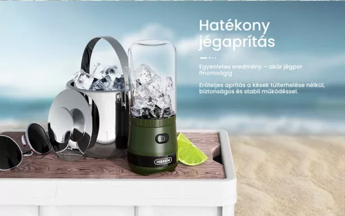 HiBREW G2 hordozható 3 az 1-ben kávédaráló, turmix és jégaprító