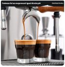 HiBREW H21 professzionális eszpresszógép – tripla fűtőegység, dupla szivattyú