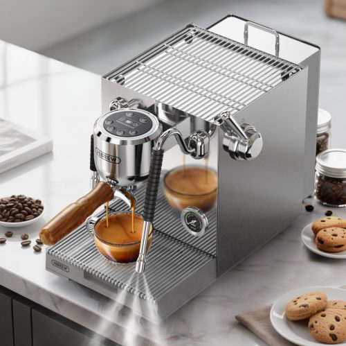 HiBREW H21 professzionális eszpresszógép – tripla fűtőegység, dupla szivattyú