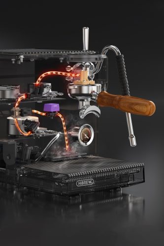 HiBREW H21 professzionális eszpresszógép – tripla fűtőegység, dupla szivattyú