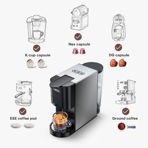 HiBREW H3A 5in1 multikapszulás fémházas kávéfőző