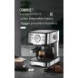 HiBREW H5 20 Bar félautomata (karos) kávéfőző hőmérséklet mérővel