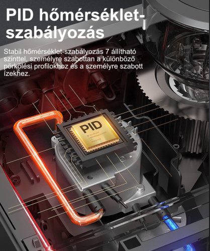 HiBREW H7B Barista Max darálós presszókávéfőző 58mm