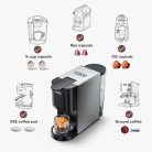 Újracsomagolt HiBREW H3A 5in1 multikapszulás fémházas kávéfőző