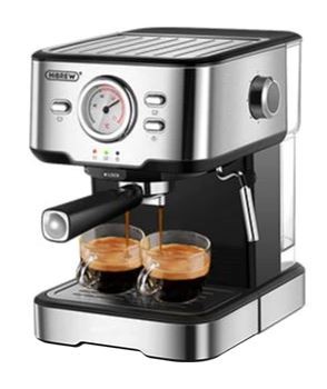 Újracsomagolt HiBREW H5 20 Bar félautomata (karos) kávéfőző hőmérséklet mérővel