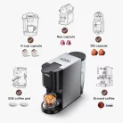 Újracsomagolt HiBREW H3A 5in1 multikapszulás fémházas kávéfőző
