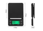 Időmérős konyhai és kávé mérleg 3kg 0.1g