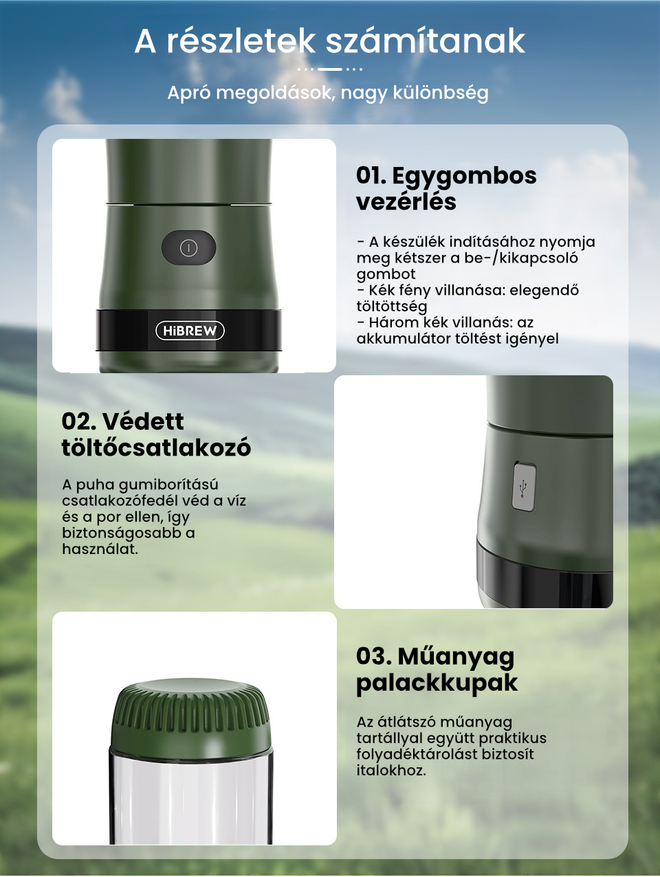 HiBREW G2 részletek
