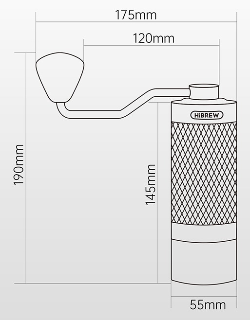 HiBREW G4 méretek