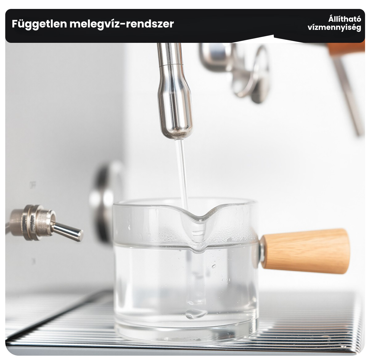 HiBREW H21 forró víz