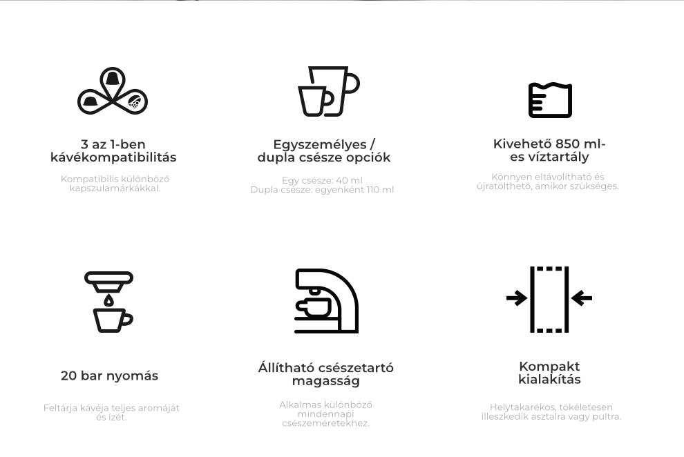 HiBREW H3B tulajdonságok