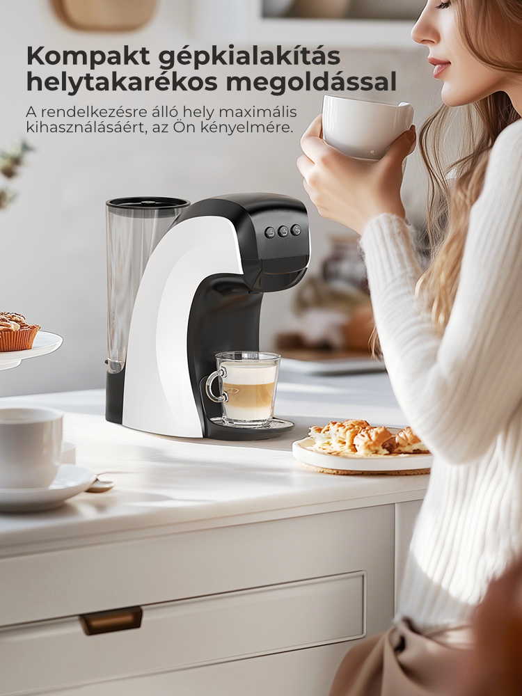 HiBREW H3B kompakt méret, dizájn