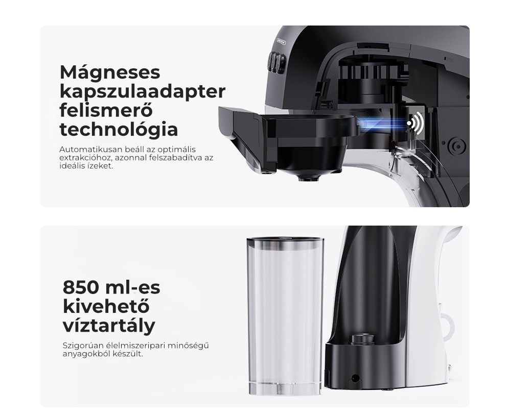 HiBREW H3B mágneses adapter érzékelés