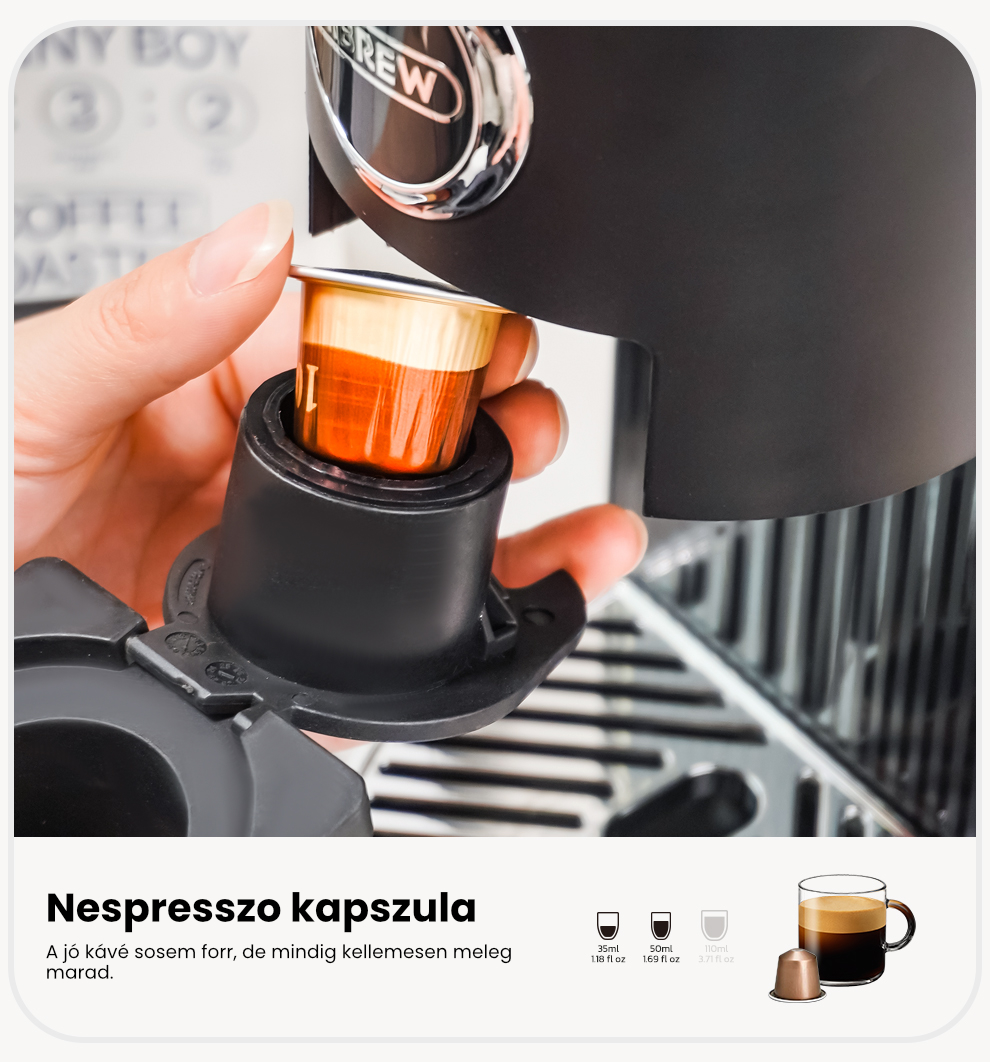 HiBREW H3C Nespresso kapszula