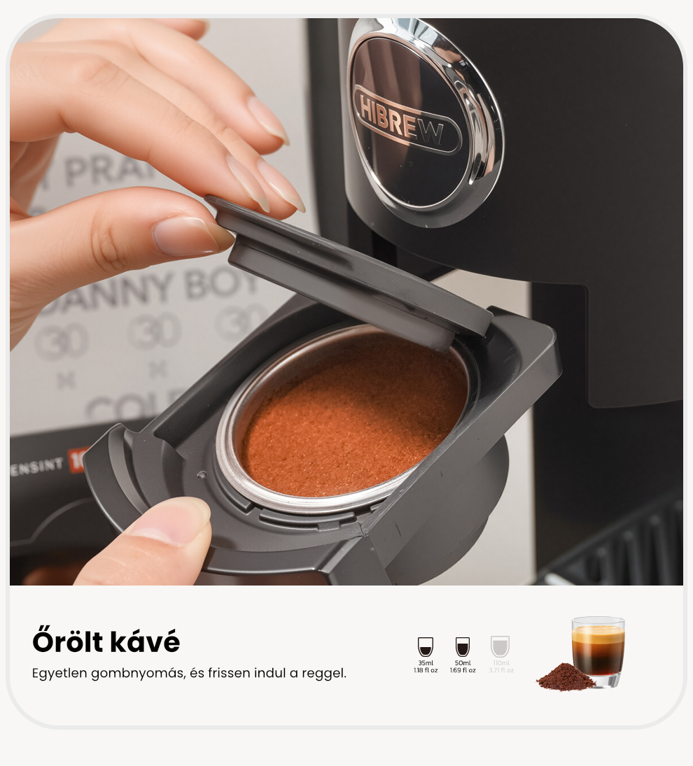 HiBREW H3C őrölt kávé adapter