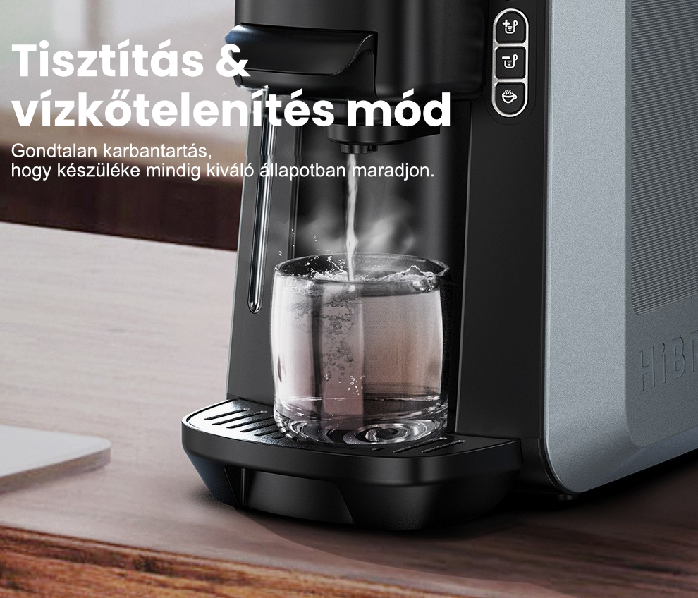 HiBREW H6 tisztítás, vízkőmentesítés