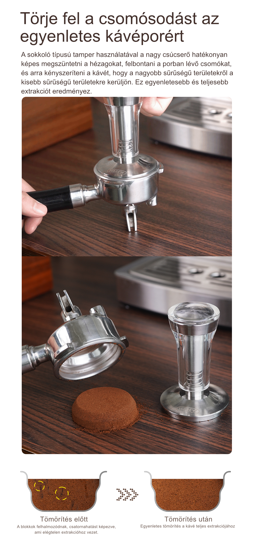 HiBREW T1 tamper